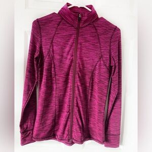 Joe Fresh  Active  pink sweater Long Sleeves full zip Sz S/P